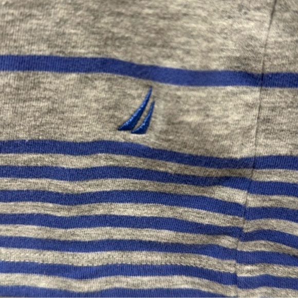 NauticaGray and Blue Striped Jersey Dress - Picture 2 of 3